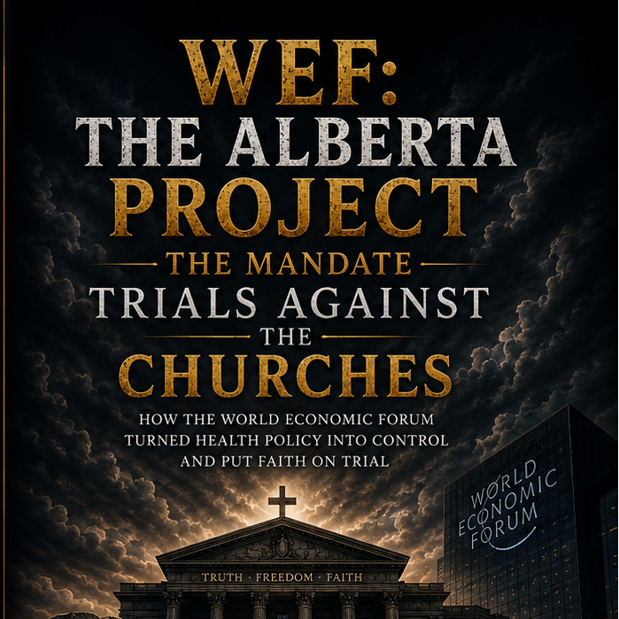 Canada isn't the country you think it is.The WEF has been infiltrating the bureaucracy for many years. Alberta is Targeted for it's conservatism, Christian base and it's wealth.