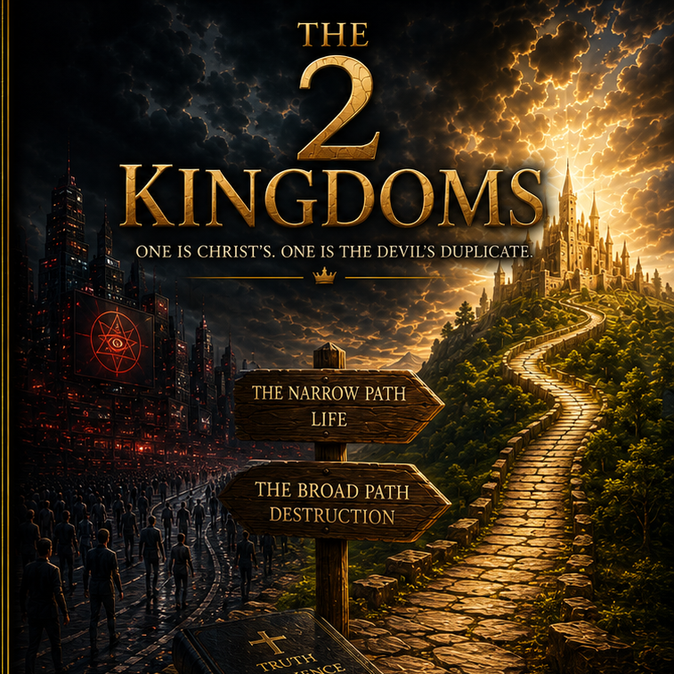 Book 2  The 2 Kingdoms - uses the 2 coins to explain the 2 very different kingdoms which is real and which is the counterfeit. Which one are you in?